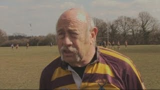 Oldest rugby player in the world 72yearold grandfather plays every Saturday with London team [upl. by Whatley]