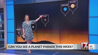 Will we see a parade of planets in the morning sky in the Triangle this week [upl. by Old]