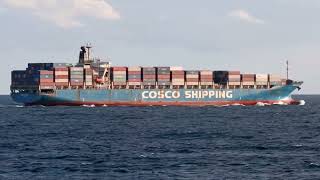 COSCO Singapore outbound Ship spotted at Point Lonsdale Victoria Australia [upl. by Alda]