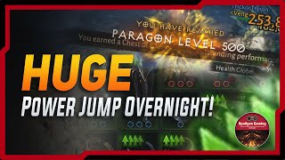 Paragon 500  Power Of PreFarm  Huge Jump Overnight  Diablo Immortal [upl. by Ettore]