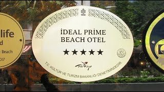 Hotel  Ideal Prime Beach 5 Marmaris The territory of the hotel Reception Lobby Recreation [upl. by Erbe]