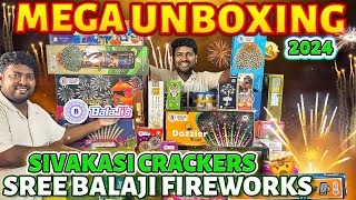 SIVAKASI CRACKERS 2024  THALA DIWALI CRACKERS CELEBRATION  Mega Unboxing  SREE BALAJI FIREWORKS [upl. by Eiramlatsyrk]