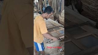 the final part of making a wooden door diywoodworking [upl. by Wat195]