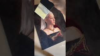 After months of drying  Varnish time rhaenyratargaryen houseofthedragon oilpainting varnish [upl. by Yrek490]