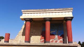 Knossos Palace Crete Greece  The Minoan Palace of Knossos [upl. by Fogarty]