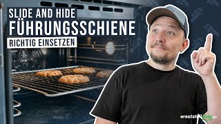 Führungsschiene Arretierung slide amp hide einsetzen  so geht es [upl. by Adnicul]