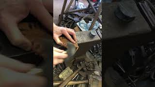 Leather Round Knife Demo  Bruce Cheaney Leathercraft shorts [upl. by Ibmab]