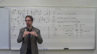 Dr B Music Theory Lesson 26 NonChord Tone Analysis [upl. by Atiuqat818]