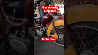 Niesamowity Simson  Motorower z DDR  motoryzacja motorower simson prl ddr motobazar [upl. by Anires]