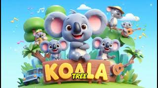 quotKoala  Fun Cartoon Nursery Kids Music Songquot with lyrics Baby Shark  Kids Alots of Songs [upl. by Nodlehs]