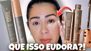 NOVIDADES EUDORA  CORRETIVO SOFT FOCUS  MASCARA TURBO MICRO FIBRA [upl. by Eixela]