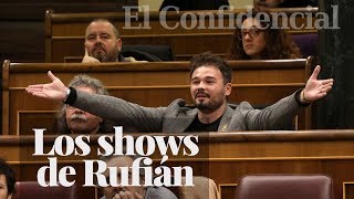 Los shows de Gabriel Rufián en el Congreso contra Aznar Ana Pastor Borrell [upl. by Sindee]