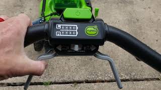 Greenworks Pro 21quot 80v 2x4ah Selfpropelled motor malfunction [upl. by Delila403]