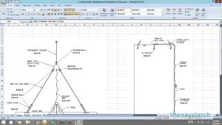 Towing Bridle Design Spreadsheet wwwthenavalarchcom [upl. by Arlyne]