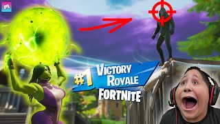 Winning Fortnite with FGTeeV Duddy [upl. by Lesig]