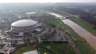 Ohio University Cherry Blossoms in Athens Ohio on April 7 2022 in 4K [upl. by Ajnotal]