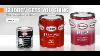 Home Depot Glidden Paint [upl. by Noneek784]