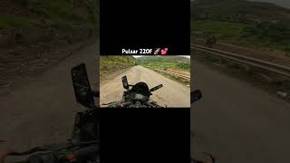 today ride on pulsar 220f bs4 🚀💕shortsfeed ytshorts [upl. by Enyledam]