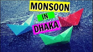 Monsoon In DHAKA City  Dhaka Bangladesh [upl. by Paget]