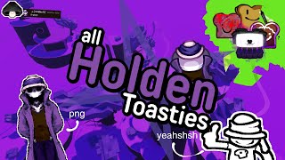 All Holden Toasties  Roblox  Find The Toasties 297 [upl. by Cohbath]