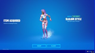 How To Get Slalom Style Emote For FREE Fortnite [upl. by Kcirdot]