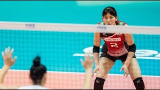 古賀紗理那 Koga Sarina Japan vs Serbia 2017 FIVB World Grand Prix [upl. by Quintina]