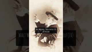 Walt Whitman  Song of myself IV 1892 Version [upl. by Uht]