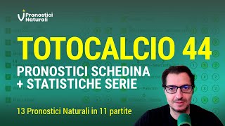 Totocalcio Natalizio Tutte i Pronostici in Schedina  Statistiche Pronostici Naturali [upl. by Moise]