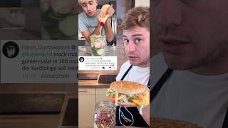 wie viele burger passen in einen salat [upl. by Ennaillek]