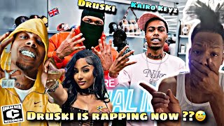 Druski’s in 🇬🇧 Druski No More Social Media feat Kairo Keyzbookofjah1 Reaction [upl. by Selemas]