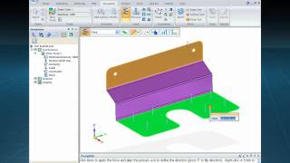 Solid Edge Tips amp Tricks Solid Edge Simulation Mid Plane Surface [upl. by Arytas]