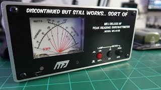 OLD TECH  MFJ815A Deluxe HF Peak Reading SWRWattmeter  Overview MNHR [upl. by Yriek]