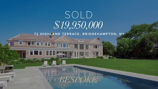 72 Highland Terrace Bridgehampton NY – Hamptons Real Estate [upl. by Hachmann520]