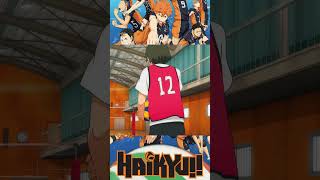 Volleyball Haikyuu Hinata Practice Match volleyball haikyuu volleyblock volleyballshorts [upl. by Ramedlaw]