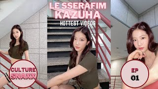 LE SSERAFIM  Kazuha 카즈하  HOTTEST Kazuha KPOP Clips amp Top Debut Moments  Compilation [upl. by Nrubua899]