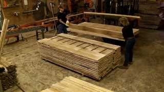 How to Stick Lumber For Drying Oak Milled on WoodMizer Sawmill [upl. by Lucinda717]