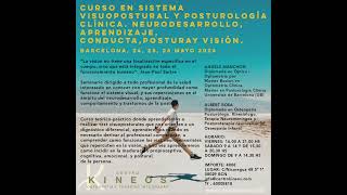 Posturología Clínica 2024 Barcelona Kineos odontologiaintegral osteopatia optometria [upl. by Marcos972]