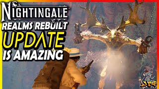 NIGHTINGALE New Update Gameplay Preview Realms Rebuilt Is Amazing [upl. by Anin]