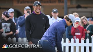 Tiger and Charlie Woods growing and learning at PNC Championship  Golf Central  Golf Channel [upl. by Ecinad]