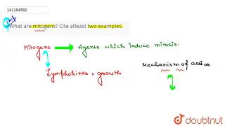 What are mitogens Cite atleast two examples  11  CELL CYCLE AND CELL DIVISION  BIOLOGY  P [upl. by Winnick]