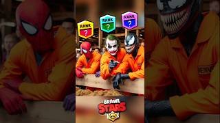 Brawlstar Rank 💪 Prison Escape brawlstars marvel spiderman dc shorts [upl. by Yelwah]