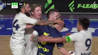 FQ FLeague Mens Grand Final Gold Coast Force v Crusaders FC Highlights [upl. by Hara]