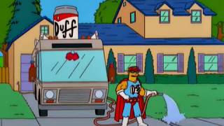 The Simpsons DUFFMAN CANT BREATHE [upl. by Farika]