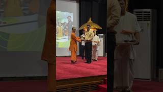 Getting felicitated by Ramakrishna Mission Narendrapur ✨ learningant felicitation neet jee [upl. by Mohammed953]