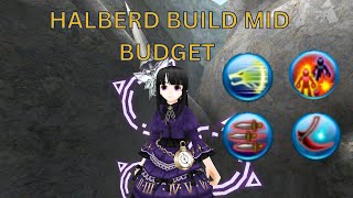 『Toram Online』HALBERDSPEAR  MIDBUDGET BUILD [upl. by Attehcram]