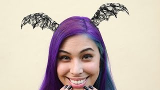 Bat Wings Headband ♥ DIY [upl. by Hole]