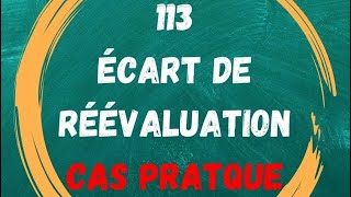 le compte écart de réévaluation  cas pratique [upl. by Yelyah]