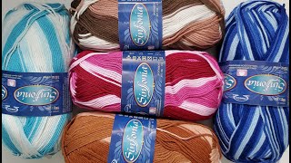 Yarn Review Sinfonia by Omega Variegated Yarns Mercerized Cotton [upl. by Eca]