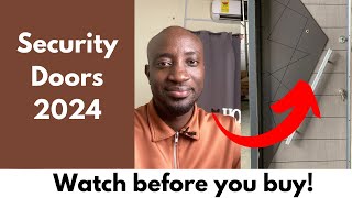 2024 Best Security Door design and installation in Ghana  Building in Ghana [upl. by Nivlen990]