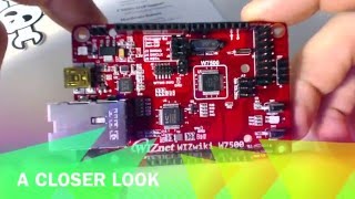 Connecting the WIZnet W7500 board to Thingerio  First steps [upl. by Beall]